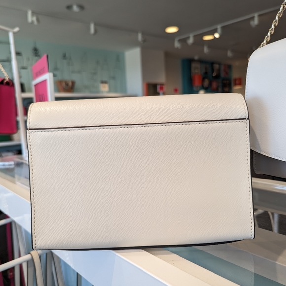 Kate Spade Staci Carson Convertible Chain Crossbody Parchment. - Picture 3 of 3